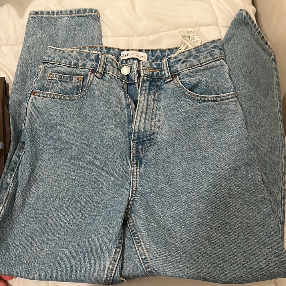 Zara distressed jeans